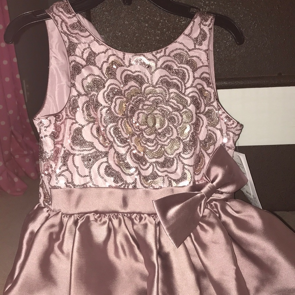 mauve formal dress for older kids